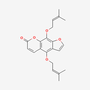 2D Lewis structure of cnidicin
