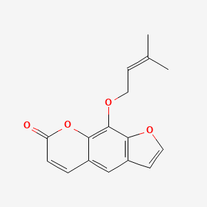 2D Lewis structure of imperatorin