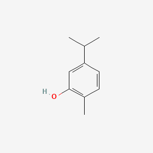 2D Lewis structure of carvacrol
