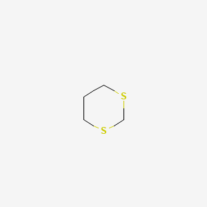 2D structure of 1,3-dithiane