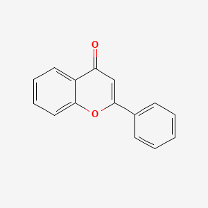 2D Lewis structure of flavone