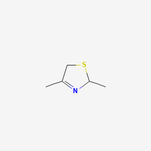 2D structure of 2,4-dimethyl-3-thiazoline