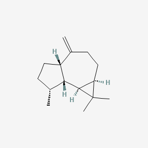 2D Lewis structure of alloaromadendrene