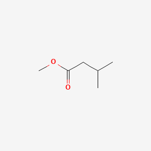 2D Lewis structure of methyl isovalerate