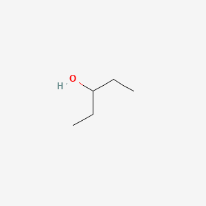 2D structure of 3-pentanol