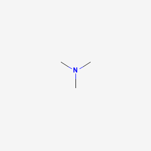 2D structure of trimethylamine