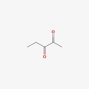2D Lewis structure of 2,3-pentanedione