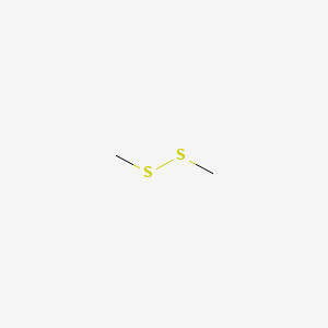 2D Lewis structure of dimethyl disulfide