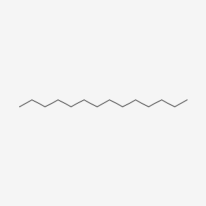 2D structure of tetradecane