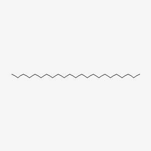 2D Lewis structure of tricosane