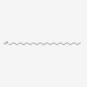 2D Lewis structure of 1-docosanol