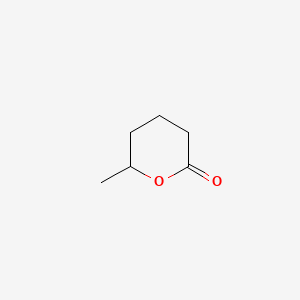 2D structure of 2h-pyran-2-one, tetrahydro-6-methyl-