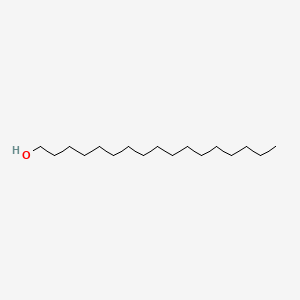 2D Lewis structure of 1-heptadecanol