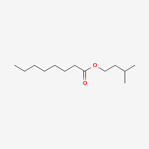 2D structure of isoamyl octanoate