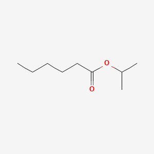 2D structure of isopropyl hexanoate
