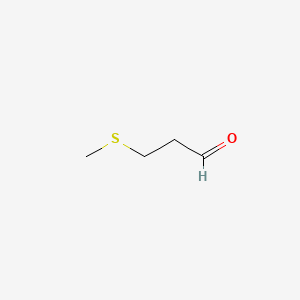 2D structure of 3-(methylthio)propanal