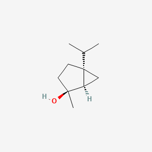 2D Lewis structure of cis-sabinene hydrate