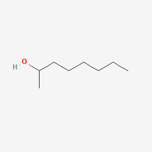 2D Lewis structure of 2-octanol