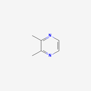 2D Lewis structure of 2,3-dimethylpyrazine