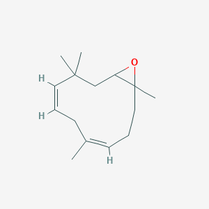 2D structure of humulene epoxide i