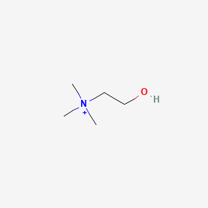 2D structure of choline