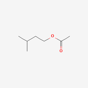 2D Lewis structure of isoamyl acetate