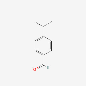 2D Lewis structure of cuminaldehyde
