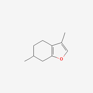 2D Lewis structure of menthofuran