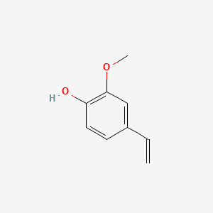 2D Lewis structure of 2-methoxy-4-vinylphenol
