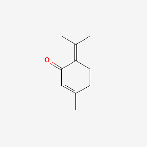 2D Lewis structure of piperitenone