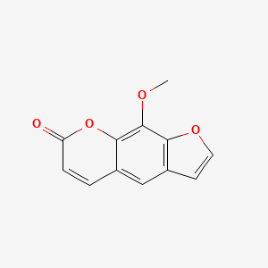 2D Lewis structure of xanthotoxin