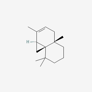 2D Lewis structure of thujopsene