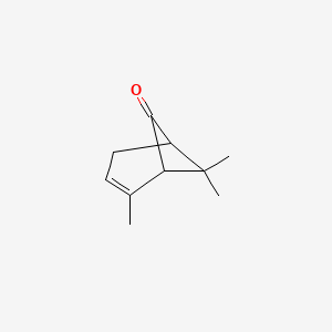 2D Lewis structure of chrysanthenone
