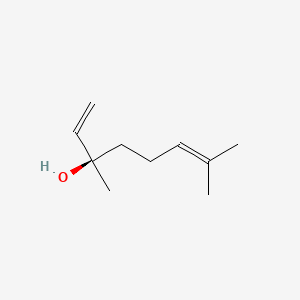 2D structure of (-)-linalool