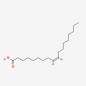 2D Lewis structure of oleic acid