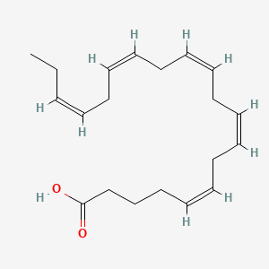 2D Lewis structure of 5,8,11,14,17-eicosapentaenoic acid