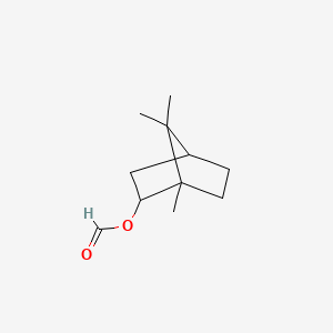 2D Lewis structure of bornyl formate