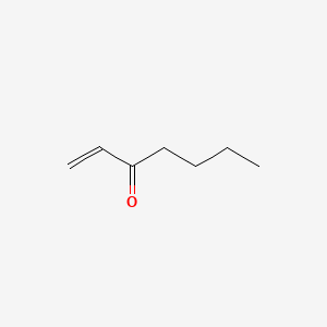 2D structure of 1-hepten-3-one