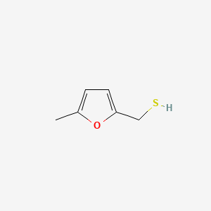 2D Lewis structure of 5-methyl-2-furanmethanethiol