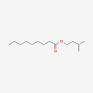 2D structure of isoamyl nonanoate