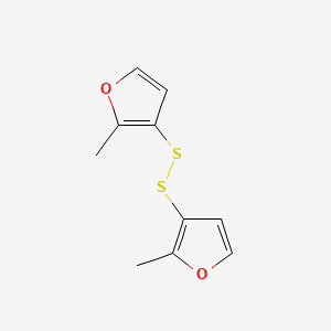 2D structure of bis(2-methyl-3-furyl) disulfide