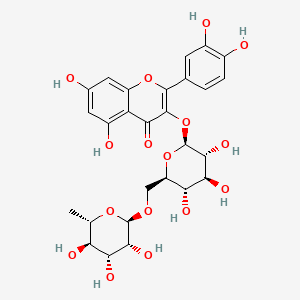 2D Lewis structure of rutin