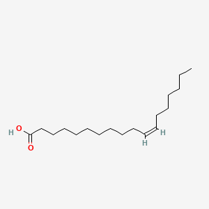 2D Lewis structure of vaccenic acid