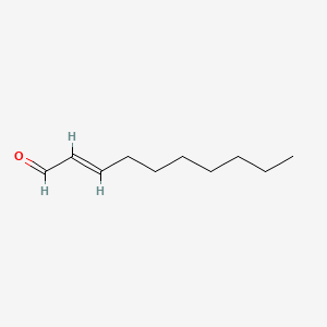 2D structure of 2-decenal