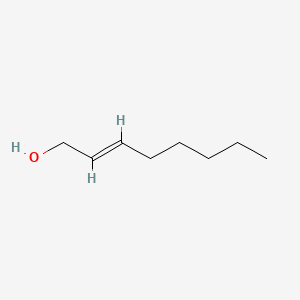 2D structure of 2-octen-1-ol, (e)-