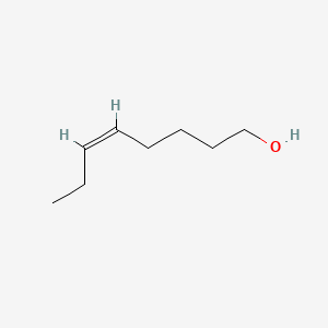 2D structure of (z)-5-octen-1-ol