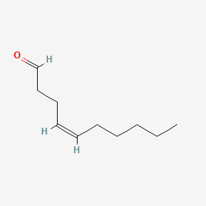 2D structure of (z)-4-decenal
