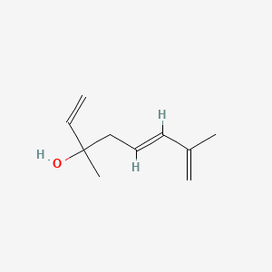 2D Lewis structure of hotrienol