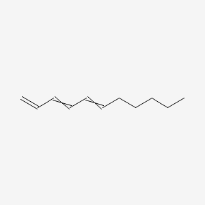 2D Lewis structure of 1,3,5-undecatriene