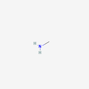 2D structure of methylamine